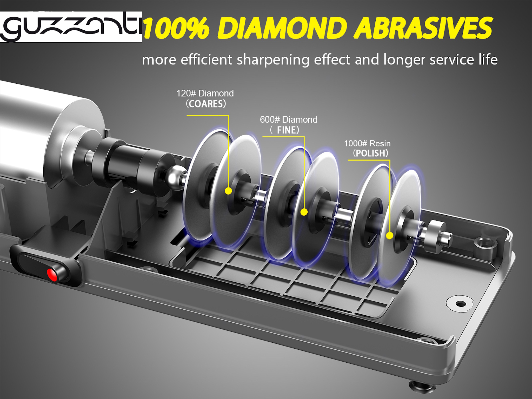 Elektrický brousek nožů Guzzanti GZ 012